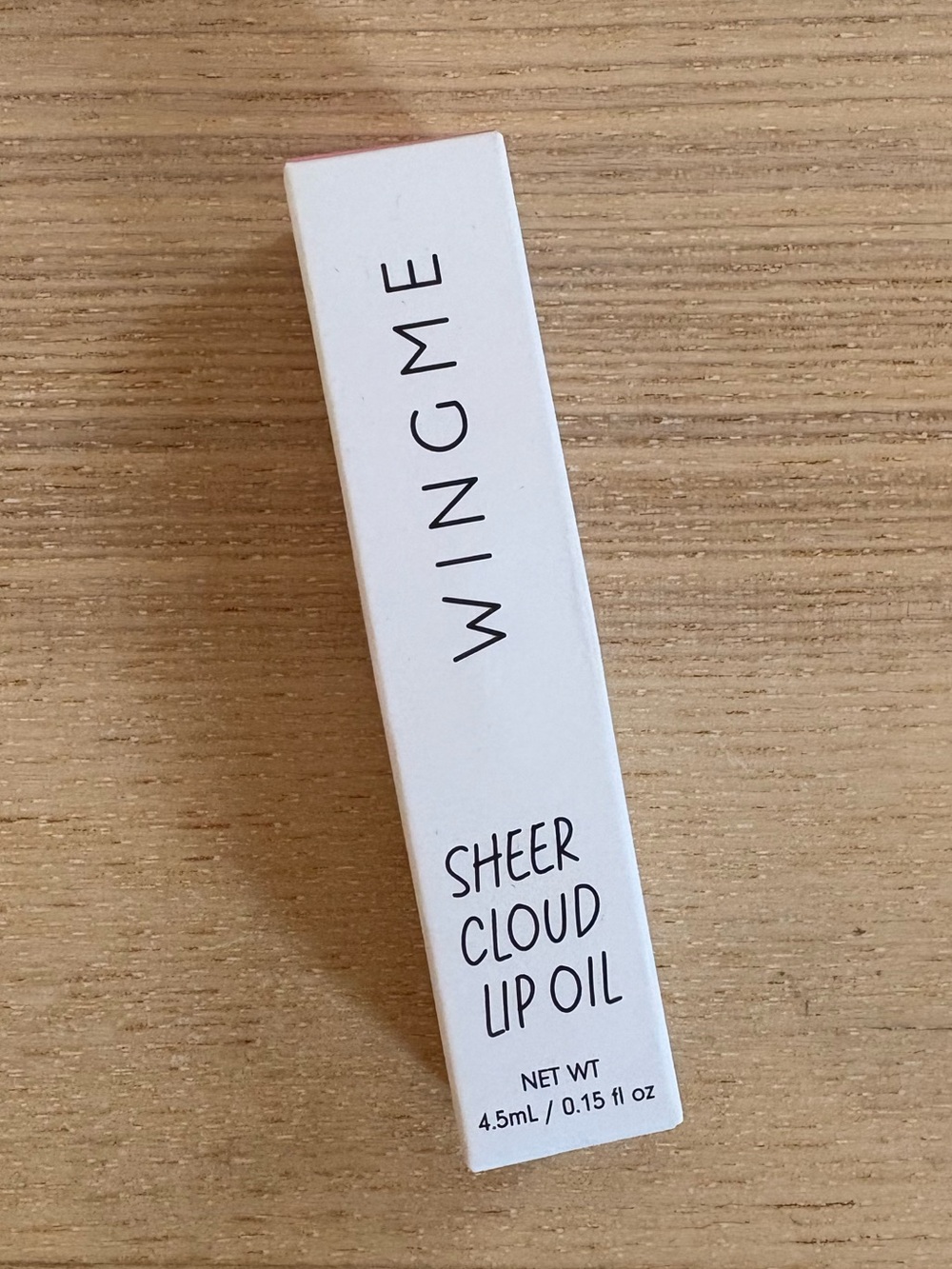 Sheer Cloud Lip Oil - WINGME Bisou New in Original Packaging